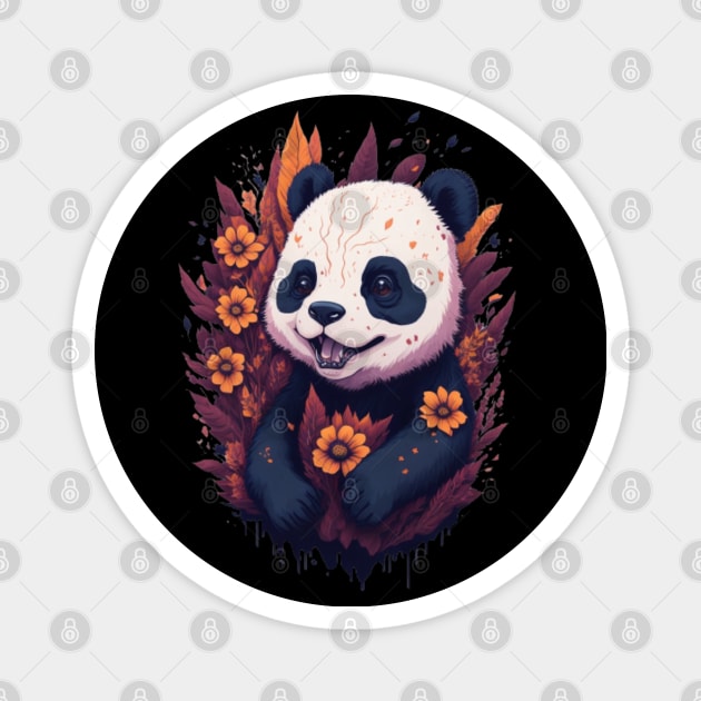 Adorable Panda | Unique and Cute Panda Gifts Magnet by Stylish Dzign